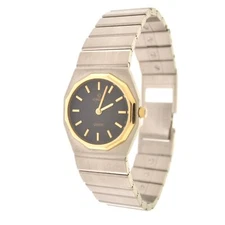 Concord Mariner Stainless Steel & 14K 23.5mm Quartz Watch 15-25-0148 Box Papers