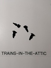 LIONEL 9700-20 PLASTIC TRUCK MOUNTING RIVET PINS PACK OF 4 