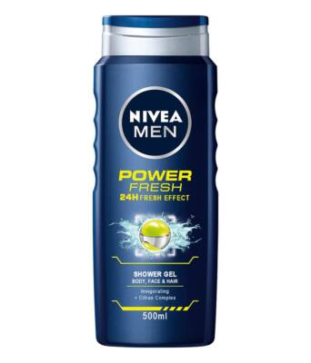 Nivea for Men Power Refresh Shower Gel 500ml Extra Fresh Formula