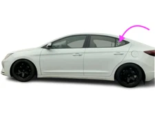 Fits: 2017-2020 Hyundai Elantra 4D Sedan Rear Left Driver Side Vent Window Glass