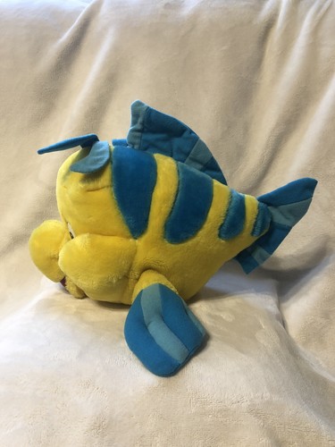 Disney Vintage Flounder Littler Mermaid Plush 10” - 第 4/5 張圖片