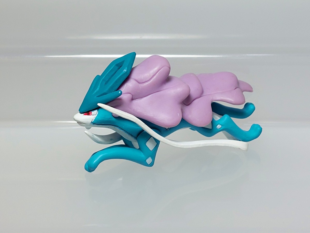 Suicune Rittai Pokemon Zukan 1/40 Scale Figure Gashapon Tomy 2005