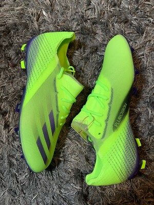 Adidas X GHOSTED.1 FG J Soccer Cleats x Neon Green EG8180 NEW