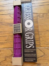 Answer AGGRESSOR Grips PURPLE 4 3/4" Made in USA *Fits ANY bicycle* VINTAGE NOS