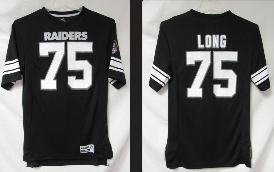 オークランド・レイダース、Howie Long（ハウィー・ロング）ゲームシャツ Men's Las Vegas Raiders Howie Long Nike Black Game Retired Player