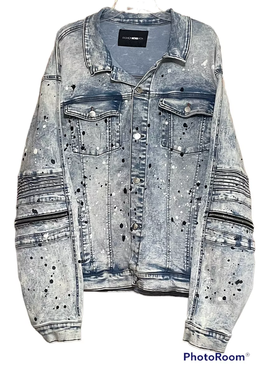 Fashion nova top long jean jacket
