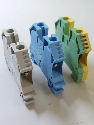 Weidmüller WDU 10, WNT 10, WPE 10 Reihenklemmen; 10 mm²; mit Schraubanschluß