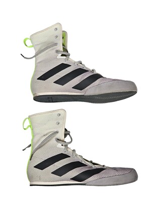 Adidas Box Hog 3 Grey Black Green Boxing Boots Size US 9.5 EU 42.5 UK 8.5 Shoes Adidas Box Hog 3 Boxing Boots - Black/Grey | Fight Store IRELAND main image 3