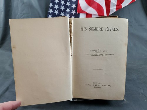 His Sombre Rivals By Edward P Roe 1883 Hardcover FREE SHIPPING!!! - Picture 6 of 8
