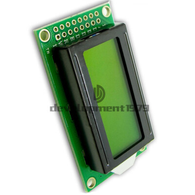 Yellow 0802 LCD 8x2 Character LCD Display Module 5V LCM For Raspberry pi
