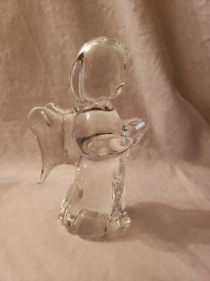 Marcolin Art Full Lead Crystal Angel Genuine Hand Signed Benito