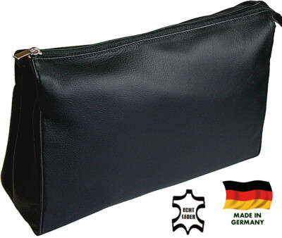 EXTRA-GROßE Kulturtasche RICHARD JÄGER Kulturbeutel Herren LEDER