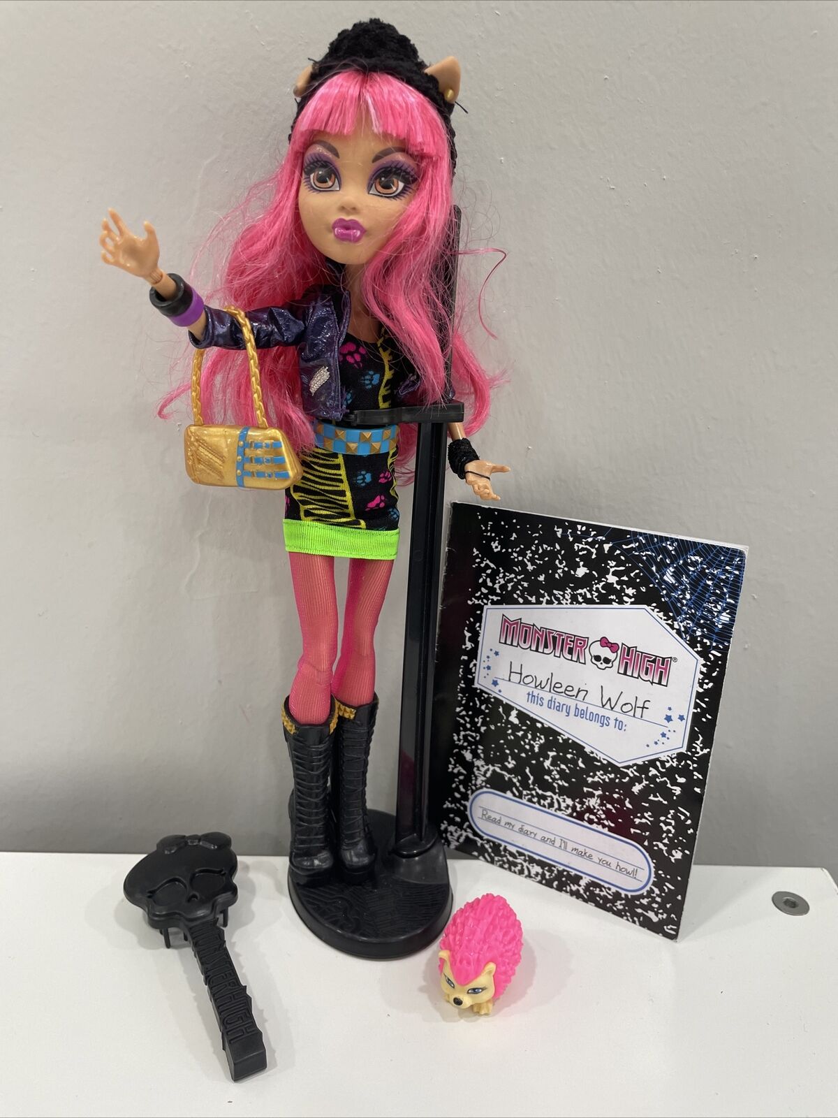 Original Monster High School Collection Doll Action Figure Collector's Gift  Model Doll Howleen Wolf、Sirena Von Boo、13 Wishes