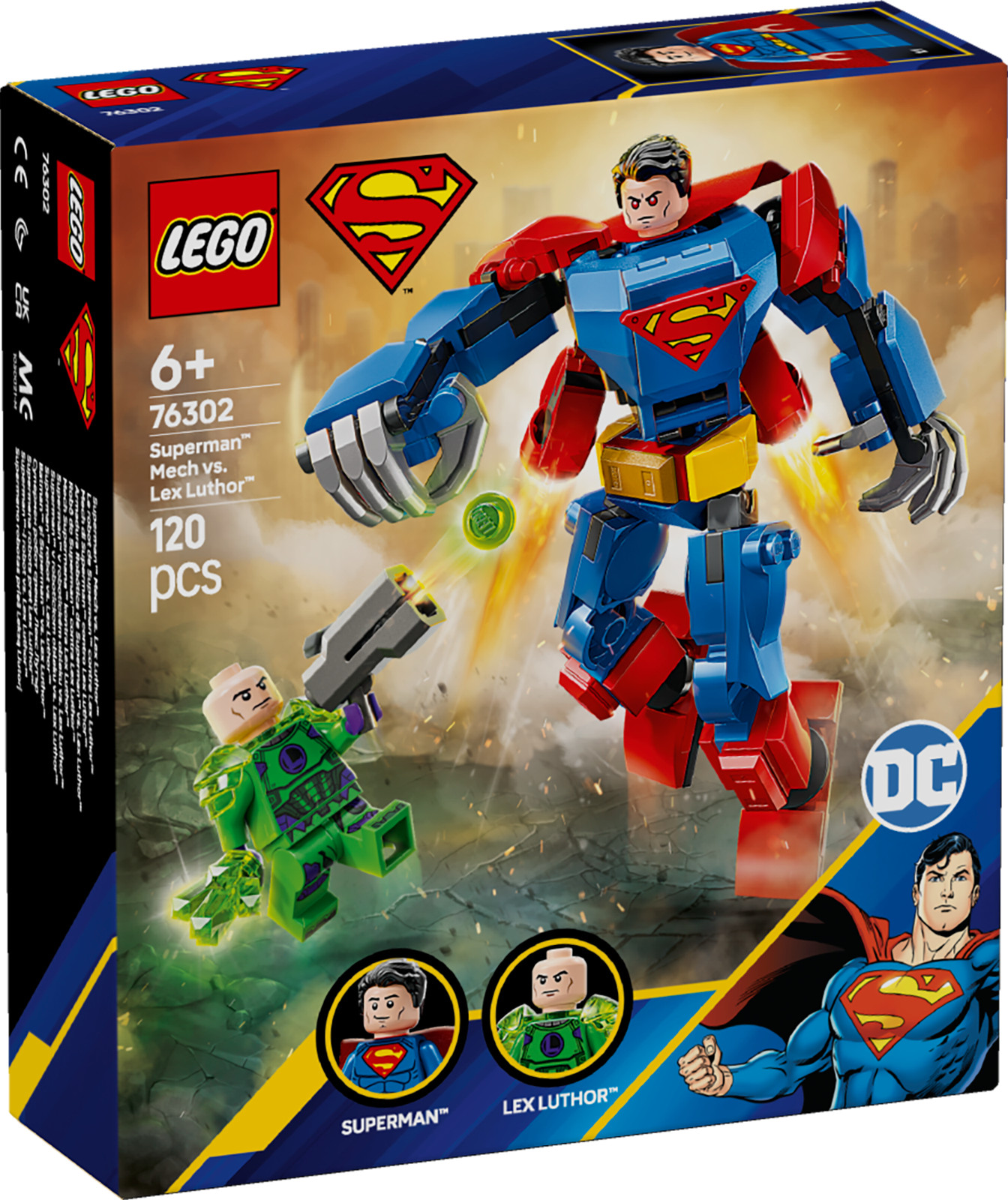 Робот-супермен против Лекса Лютора LEGO DC Batman 76302 N01/25