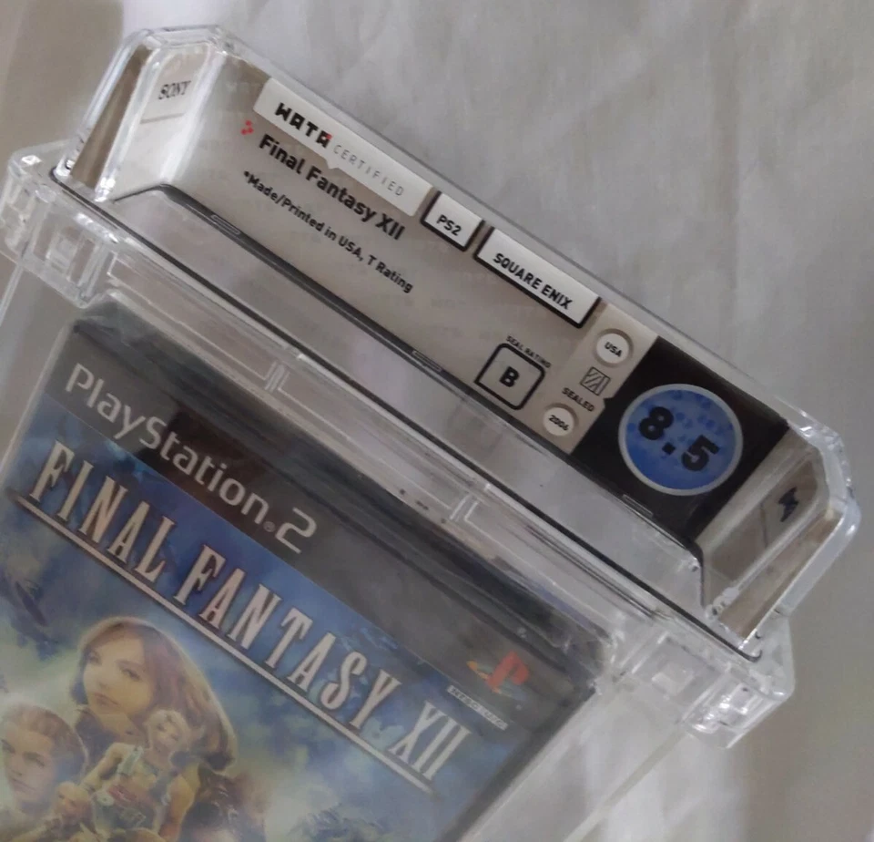 PS2 - Final Fantasy XII ~ High Grade ~ Factory Sealed Game ~ WATA 8.5 ~ Seal B - Image 4 of 4