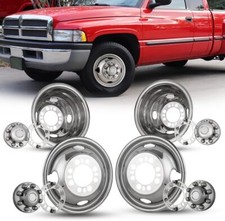 16 Inch 8 Lugs 4 Hand Holes Dually Wheel Simulators For 1974-2000 Chevy Gmc 3500