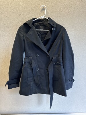 ESpirit Collection Europe Service Germany Black Women s Peacoat Jacket Size US 4