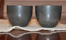 2 Matching Vintage STIEFF JEFFERSON CUPs Pewter P50 ATC Not Engraved