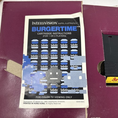 Burgertime and Lock ‘N Chase Intellivision Game Bundle - Check Desc for details - Picture 8 of 14