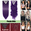 thumbnail 37  - Clip In 100% Real Long as Human Thick Hair Extensions Full Head 8 Pieces/Set UK8