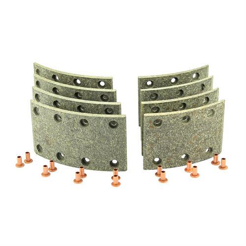 Brake pad set Brake pads + Rivets for Mercedes-Benz MB-Trac 1100 1300 1500
