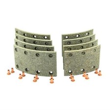 Bremsbelagsatz Bremsbeläge + Nieten für Mercedes-Benz MB-Trac 1100 1300 1500
