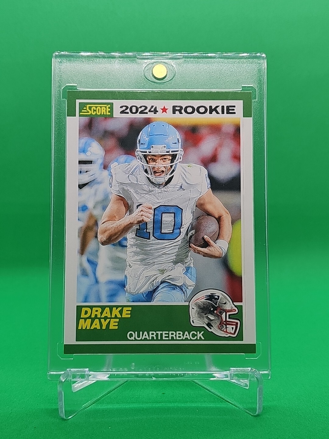 2024 Panini Score Drake Maye 35th Anniversary Rookie RC #3 New England Patriots!