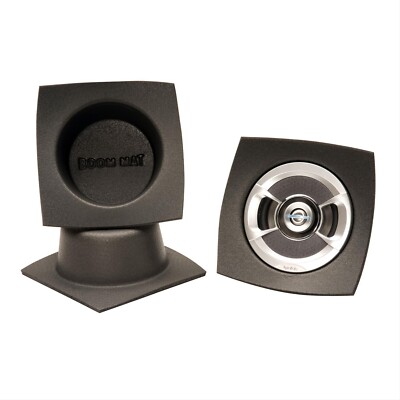 Design Engineering DEI Boom Mat Speaker Baffles Pair 50310 4 Inch Speaker Round