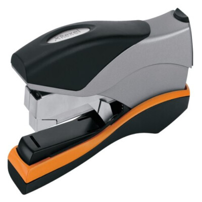 Rexel Flachheftger t Optima 40, schwarz/silber/orange