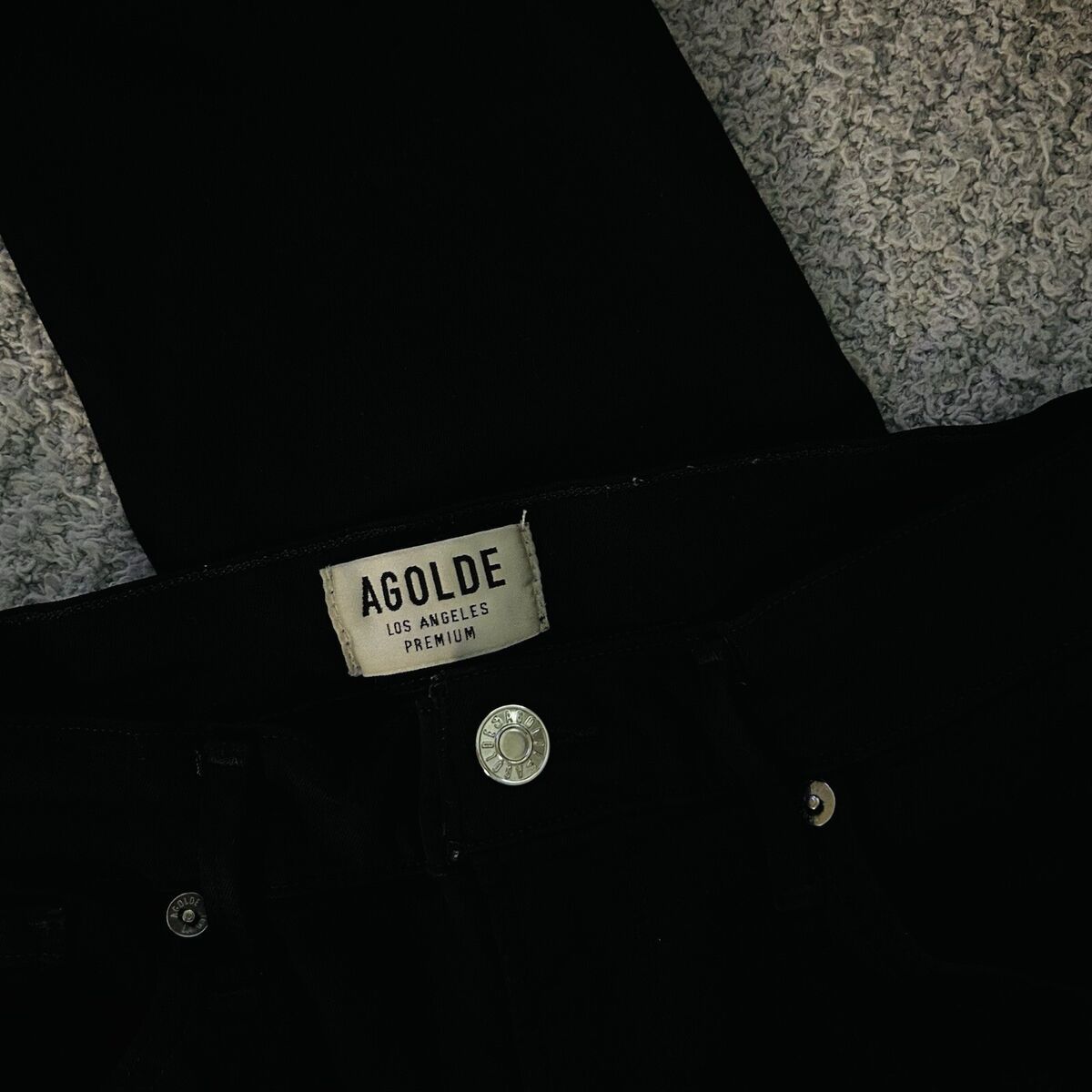 AGOLDE Black Distressed Skinny jeans Denim size 26 high rise AGOLDE Black Distressed Skinny jeans Denim size 26 high rise