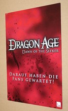 Dragon Age: Dawn of the Seeker Kit de Prensa Alemán Hoja de Archivo Folleto Publicitario Promo Raro
