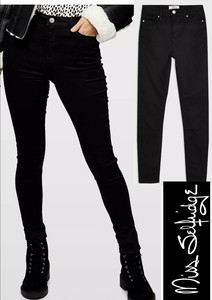 black high waist super skinny jeans