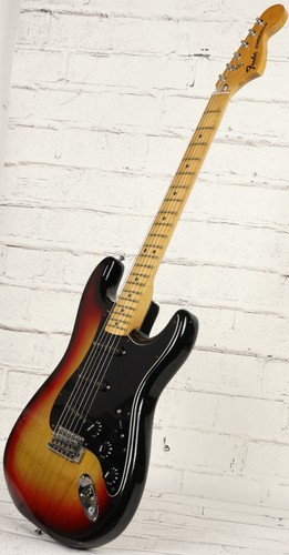 1977 Fender Stratocaster 3-Color Sunburst Electric Guitar w/ Original Case - Picture 10 of 23