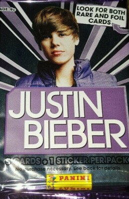 JUSTIN BIEBER 2010 Panini FIRST PRINT ROOKIE CARDS Complete Your