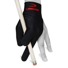 LONGONI Billiard POOL CUE GLOVE Black for Lef...