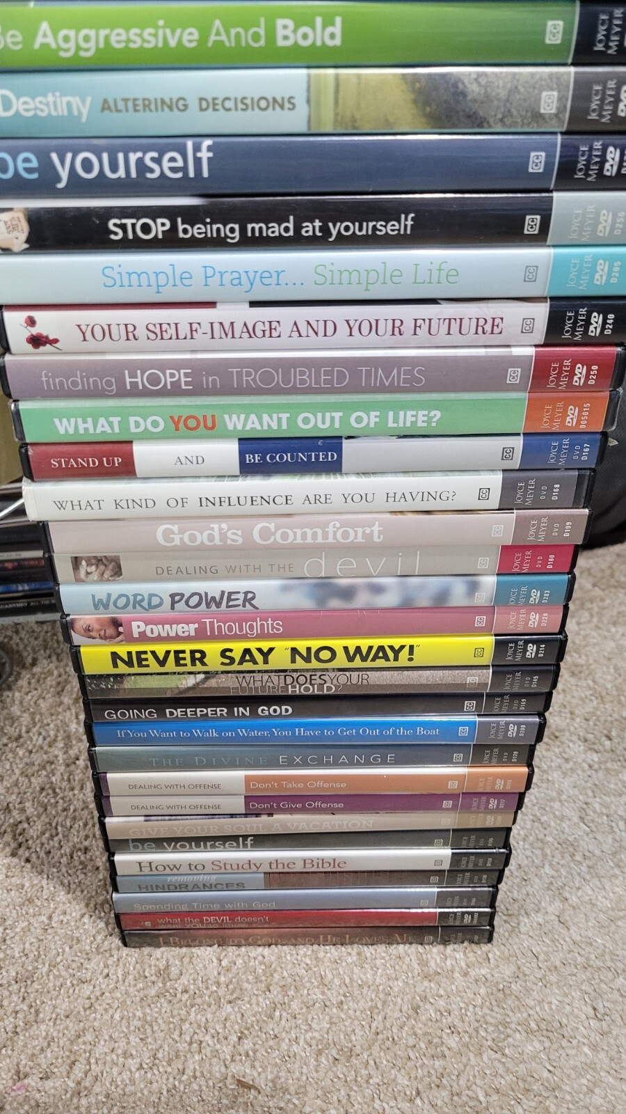 Joyce Meyer Large Lot of 42 DVDs eBay