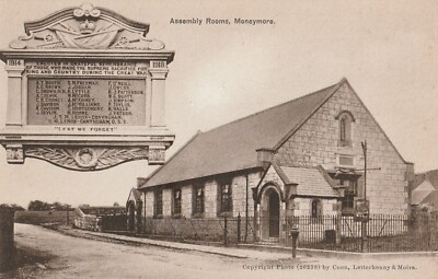 Vintage Postkarte - Die Versammlungsräume, Moneymore von COON für DEVLIN von MONEYMORE