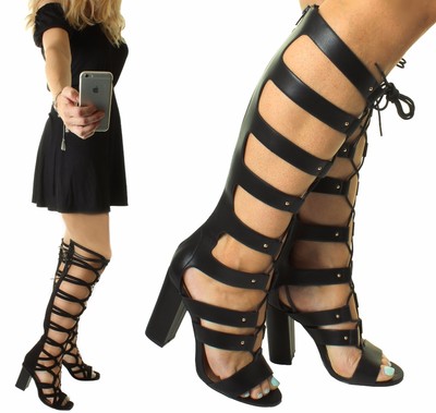 wide leg gladiator sandals