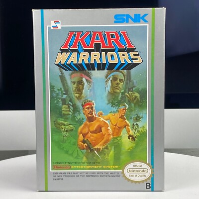 IKARI WARRIORS Nintendo NES Sammler Zustand PAL (First Print Ed.)