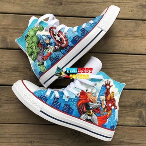marvel painted shoes