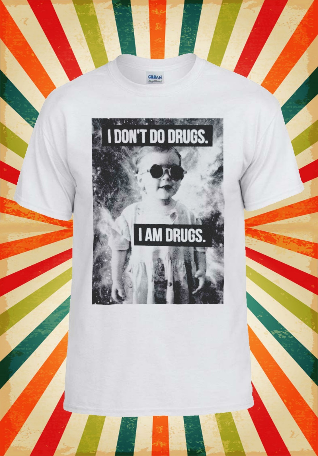 Drugs Themed Novelty Vest Tank Top Unisex T-Shirt for Men and Women-image