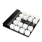 PCI-E 12V 17x 6Pin Power Supply Breakout Board Adapter for HP Server PSU GPU