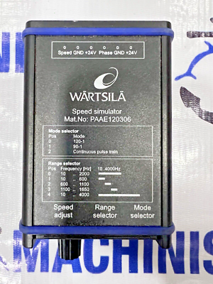WARTSILA PAAE120306 SPEED SIMULATOR NEW WITH FREE EXPRESS