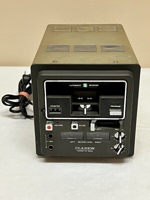 Vintage Clarion Cassette Deck MD-8000A - ULTRA RARE - POWERS ON 