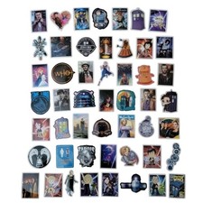 Doctor Who Stickers Lot 50 Stocking Stuffer Tardis Time Lord Daleks Whovian Gift