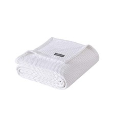 - Queen Size Blanket, 100 Soft Cotton Bedding with Waffle Weave Texture, 400...