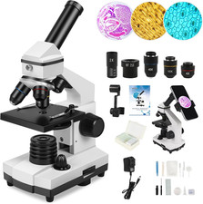 Compound Microscope for Kids and Adults 40x-2000x with Digital Adapter and