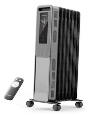  Oil Filled Radiator, Electric Space Heater for Indoor Use Large Room with 