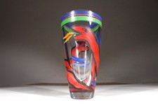 Ulrica HYDMAN-VALLIEN (1938-2018) Glas Vase Rio-Serie Kosta Boda 25cm ca. 2003