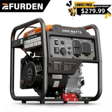 Efurden 4400W Portable Inverter Generator Gas Powered Generator for Emergency
